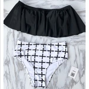 High waisted two piece